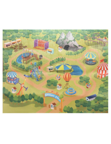 WOOPIE Zestaw Figurki Dinozaury 9szt. + Mata + Kuferek