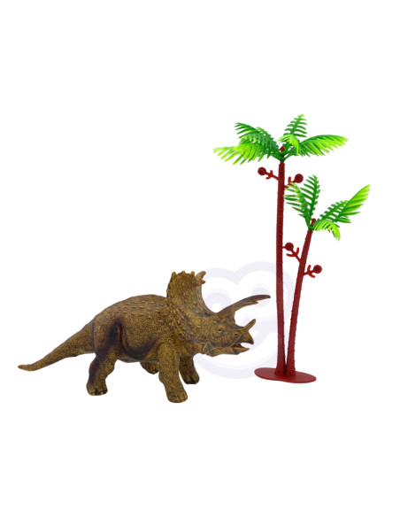 WOOPIE Zestaw Figurki Dinozaury 9szt. + Mata + Kuferek