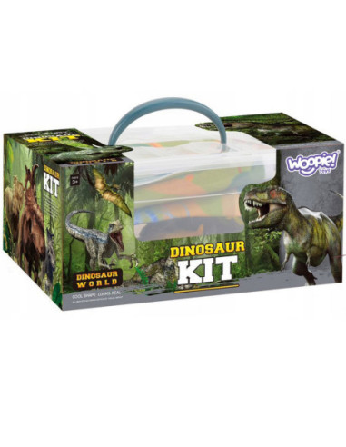 WOOPIE Duży Zestaw Figurki Dinozaury XXL + Mata "Prehistoryczny Świat"