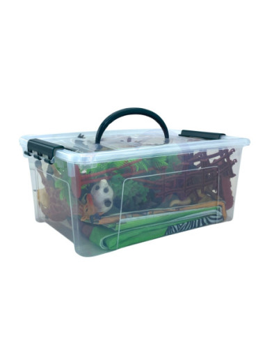 WOOPIE Zestaw Figurki Safari + Mata 13 el.