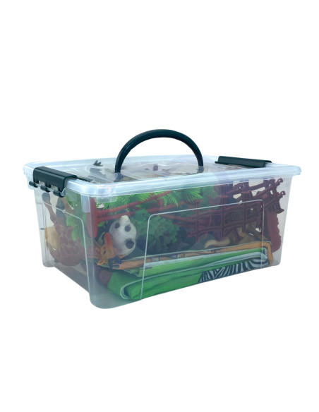 WOOPIE Zestaw Figurki Safari + Mata 13 el.