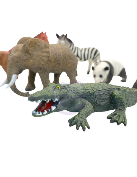 WOOPIE Zestaw Figurki Safari + Mata 13 el.