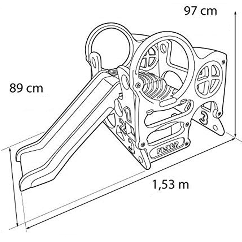 Duży plac zabaw activity center zjeżdżalnia 100 cm ścianka wspinaczkowa kształty