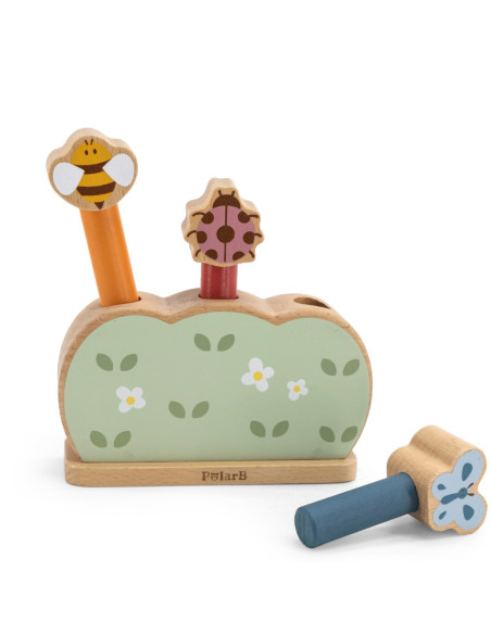 VIGA PolarB Drewniane Skaczące Zwierzątka Wyskokowy Ogród