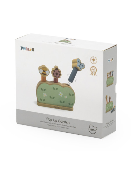 VIGA PolarB Drewniane Skaczące Zwierzątka Wyskokowy Ogród