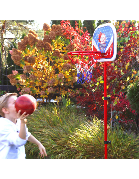 WOOPIE Zestaw Koszykówka Wolnostojąca Regulowana Wysokość 90-170cm + Piłka