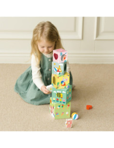 CLASSIC WORLD Układanka Kostki Sorter Kolorowe Kształty 2