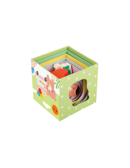 CLASSIC WORLD Układanka Kostki Sorter Kolorowe Kształty
