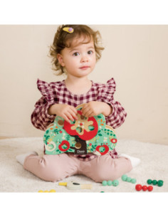 CLASSIC WORLD Magnetyczna Gra Zręcznościowa Złap Robaczka 16 el. 2