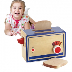 Viga Toys Wooden Kitchen Toaster For Kids Home Appliances Toasting Toast Viga Toys