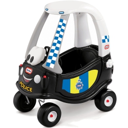 Little Tikes Police Patrol Rider Car Cozy Coupe Radio Car
