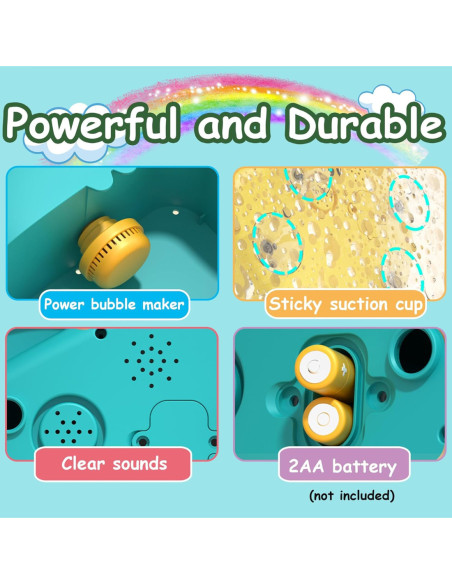 WOOPIE Zabawka do Kąpieli Dinozaur do Robienia Piany Pomarańczowy