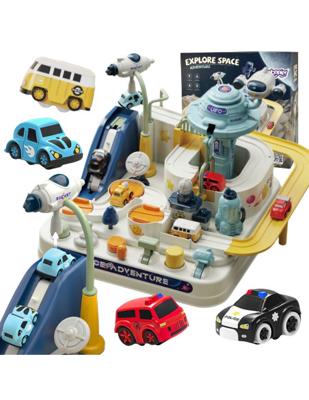WOOPIE  Interaktywny Tor Samochodowy "Kosmiczna Przygoda"