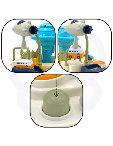 WOOPIE  Interaktywny Tor Samochodowy "Kosmiczna Przygoda"