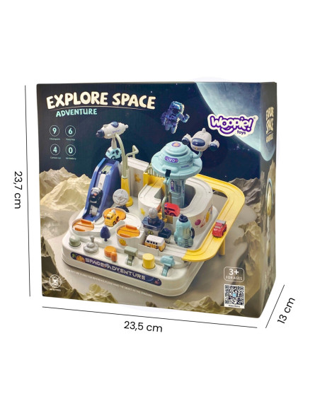WOOPIE  Interaktywny Tor Samochodowy "Kosmiczna Przygoda"