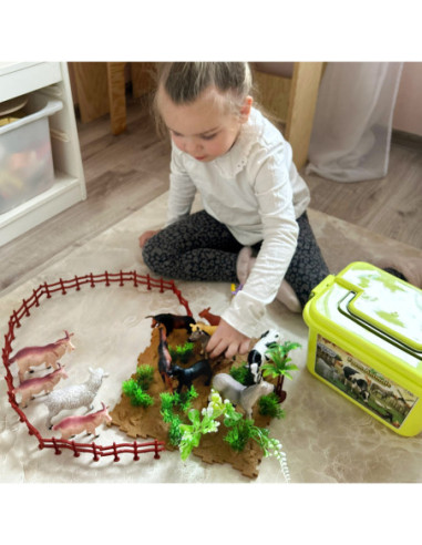 WOOPIE Zestaw Figurki Farma + Kuferek 57 el.