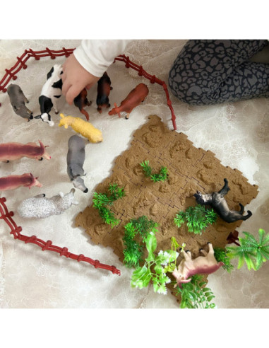 WOOPIE Zestaw Figurki Farma + Kuferek 57 el.