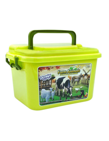 WOOPIE Zestaw Figurki Farma + Kuferek 57 el.