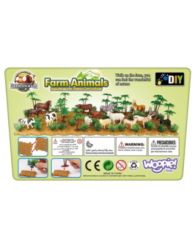 WOOPIE Zestaw Figurki Farma + Kuferek 57 el.