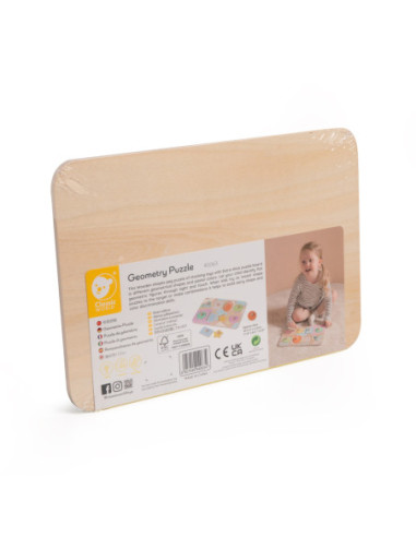 CLASSIC WORLD Układanka Puzzle Klocki Geometryczne 9 el.