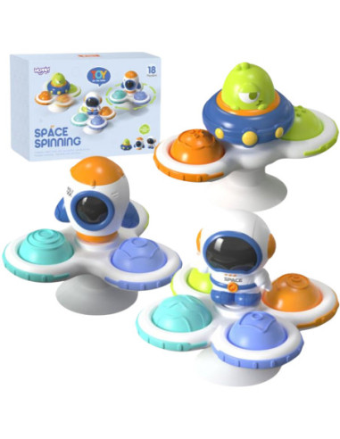 WOOPIE BABY Kosmiczny Spinner Pop-it  Zabawka Sensoryczna  Wymienne 3 szt.