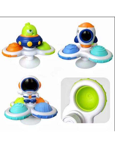 WOOPIE BABY Kosmiczny Spinner Pop-it  Zabawka Sensoryczna  Wymienne 3 szt.