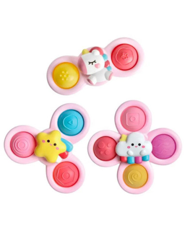 WOOPIE BABY Kosmiczny Spinner Pop-it  Zabawka Sensoryczna  Wymienne 3 szt.