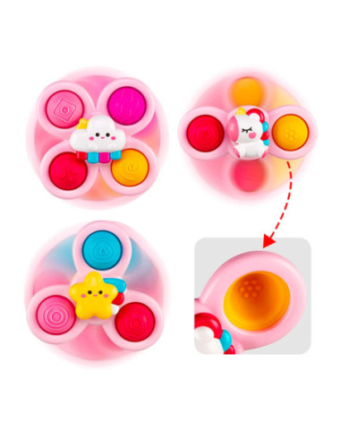 WOOPIE BABY Kosmiczny Spinner Pop-it  Zabawka Sensoryczna  Wymienne 3 szt.