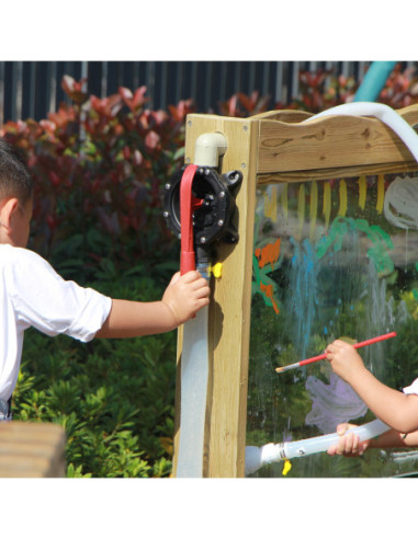 CLASSIC WORLD Zestaw Dwustronna Tablica Sztaluga do Malowania Z Pompą Wody