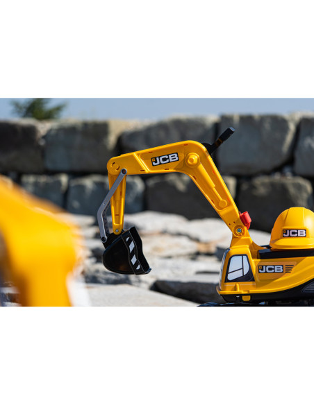 FALK Koparka JCB DIGGER Obrotowa Żółta Ruchoma Łyżka Od 3 Lat.