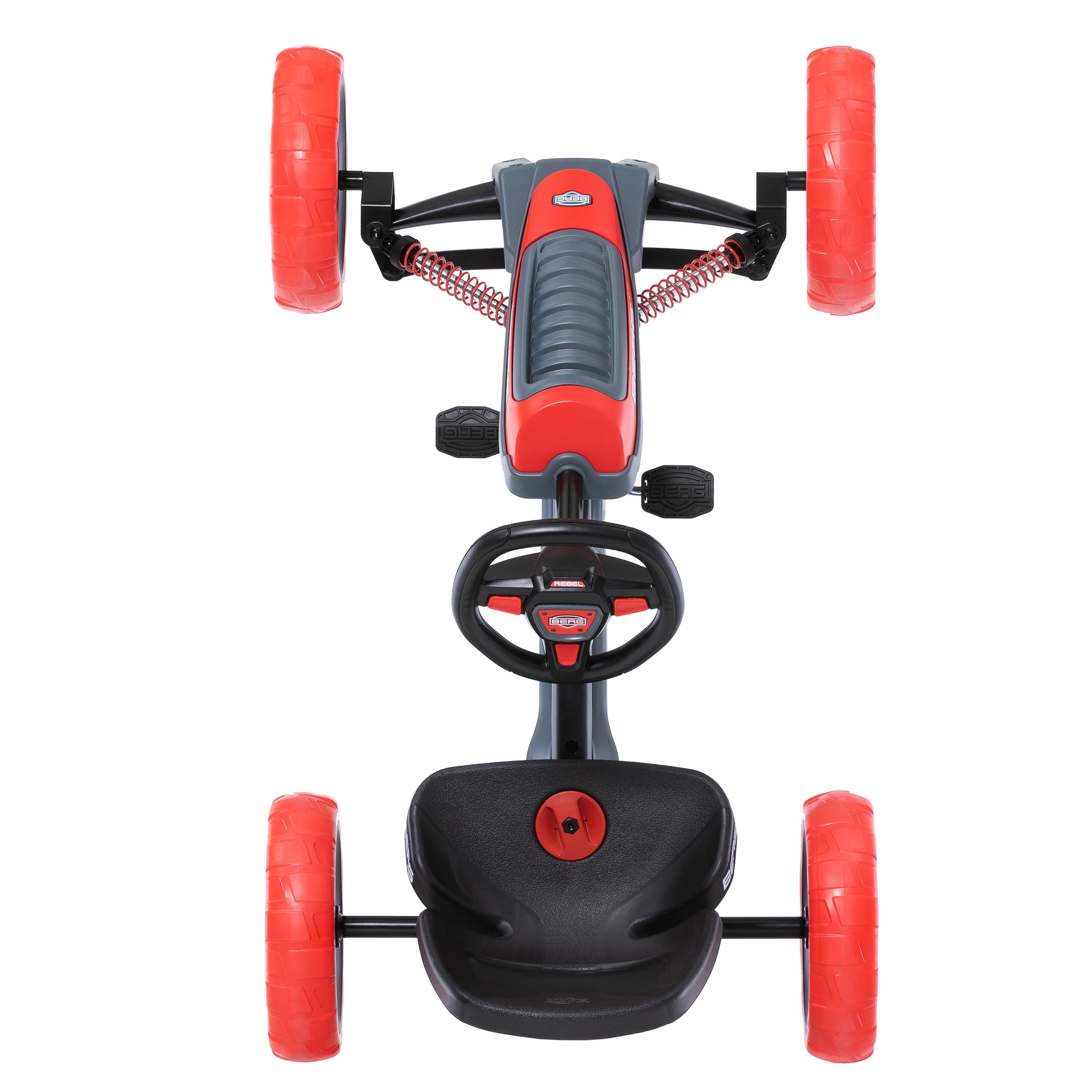 Gokart na pedały reppy rebel ciche koła 2-6 lat do 40 kg