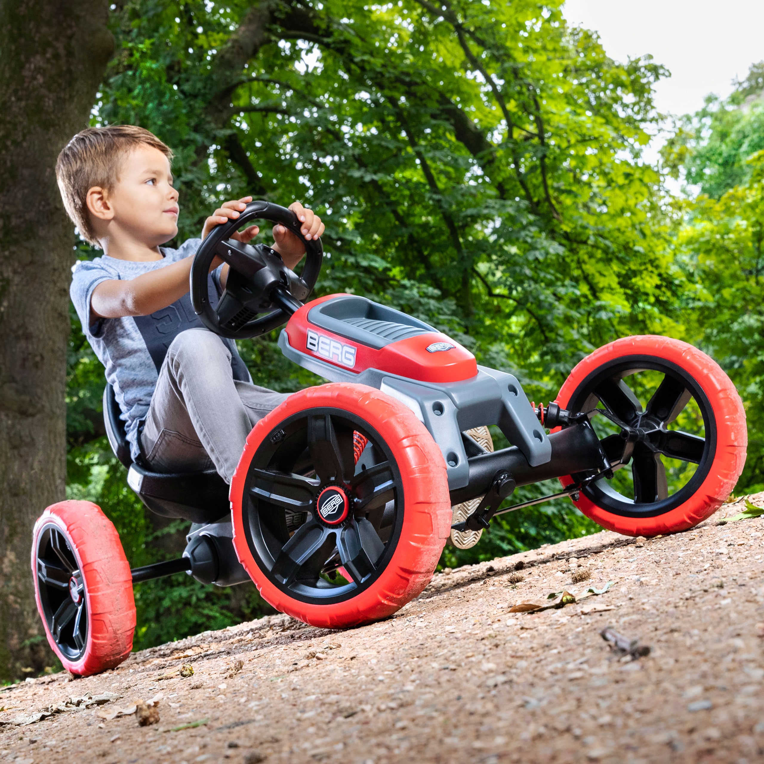 Gokart na pedały reppy rebel ciche koła 2-6 lat do 40 kg