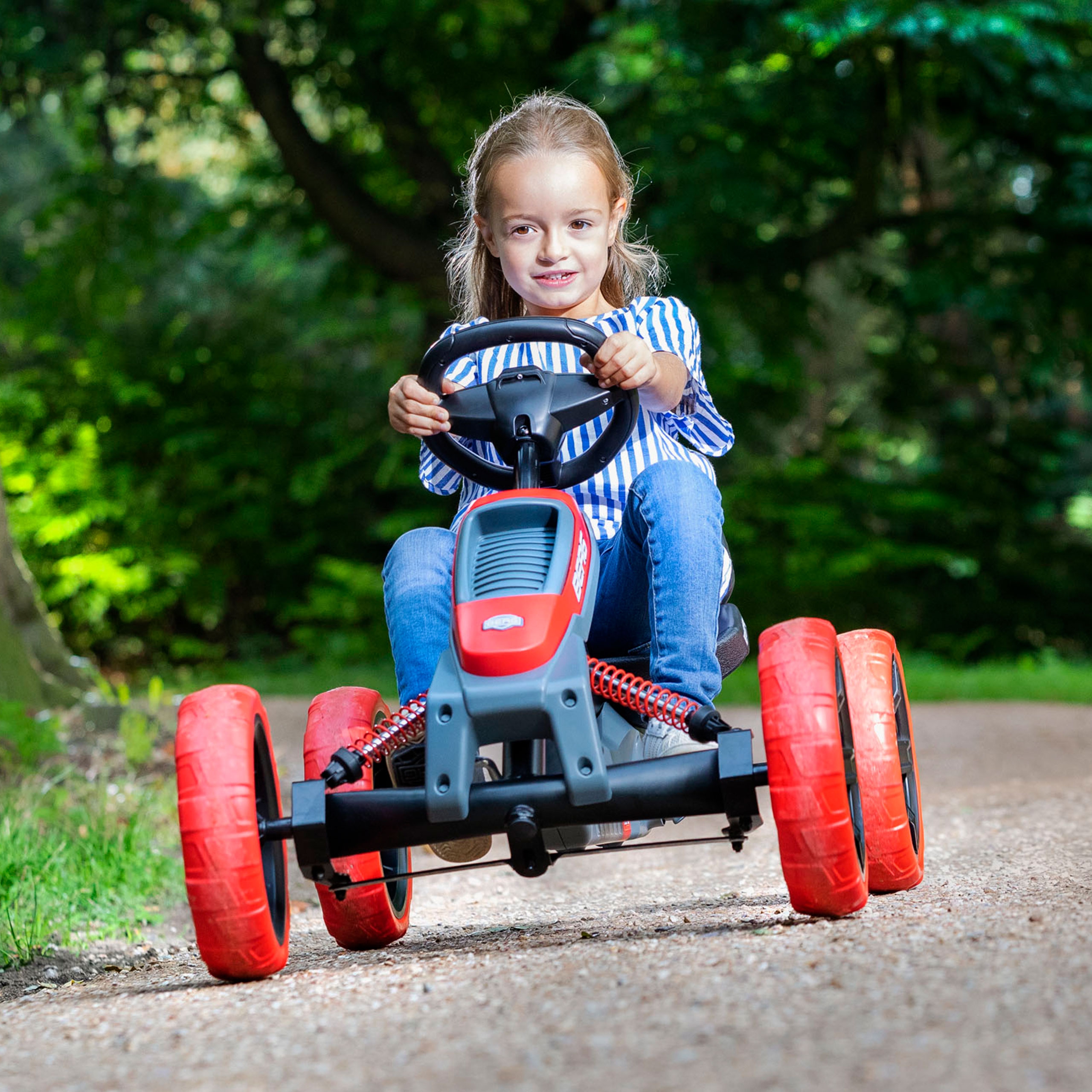 Gokart na pedały reppy rebel ciche koła 2-6 lat do 40 kg