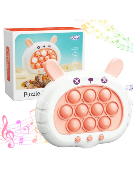 WOOPIE Gra POP IT Elektryczna Antystresowa Zręcznościowa Króliczek
