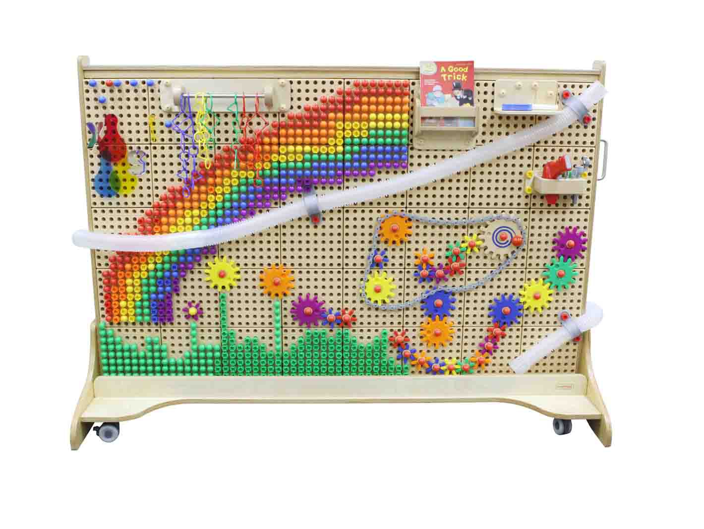 MASTERKIDZ  Wolnostojąca Tablica Naukowa Kreatywna STEM 166 x 125