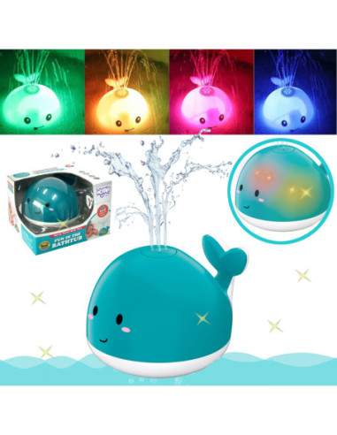 WOOPIE Wielorybek Fontanna Zabawka do Kąpieli - Niebieski