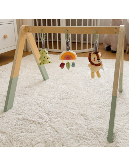 TOOKY TOY Baby Gym Stojak Edukacyjny Gimnastyczny 3 Zawieszki