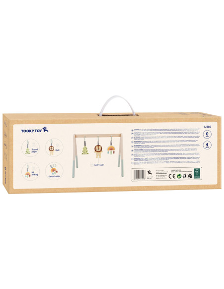 TOOKY TOY Baby Gym Stojak Edukacyjny Gimnastyczny 3 Zawieszki