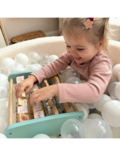 TOOKY TOY Liczydło Dwustronne Alfabet Obrazki 2