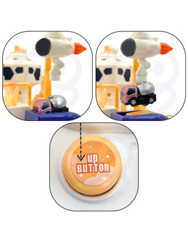 WOOPIE Interaktywny Tor Samochodowy " Kosmiczna Przygoda Astronauty"