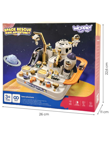 WOOPIE Interaktywny Tor Samochodowy " Kosmiczna Przygoda Astronauty"