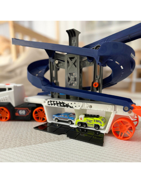 WOOPIE Interaktywny Tir Tor dla Aut z Dwiękiem i Światłem