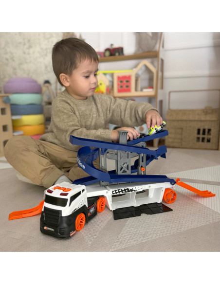 WOOPIE Interaktywny Tir Tor dla Aut z Dwiękiem i Światłem