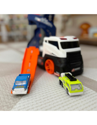 WOOPIE Interaktywny Tir Tor dla Aut z Dwiękiem i Światłem