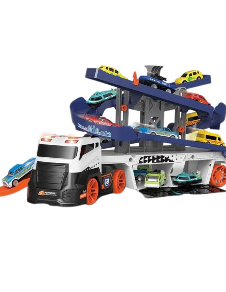 WOOPIE Interaktywny Tir Tor dla Aut z Dwiękiem i Światłem