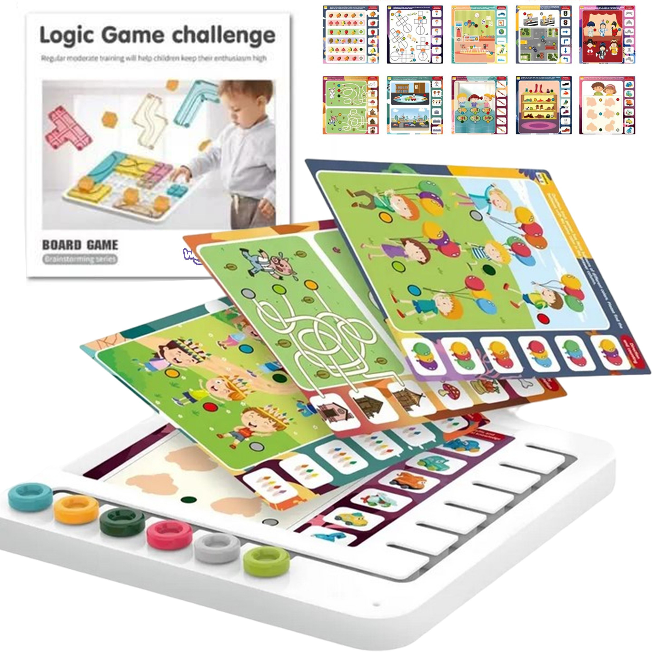 WOOPIE 60 Logikspel från 3 år