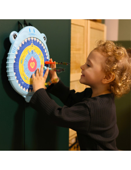 Woopie Magnetyczna Gra w Rzutki Tarcza Rekin