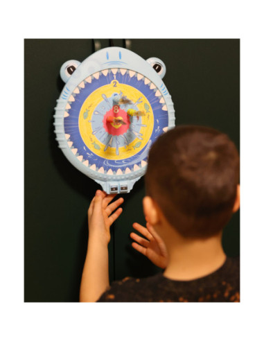 Woopie Magnetyczna Gra w Rzutki Tarcza Rekin