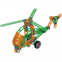 Wader Klocki Konstrukcyjne Mały Wynalazca Helikopter 130 elemantów