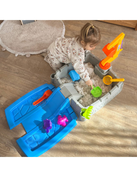WOOPIE Przenośna Piaskownica Zamek + 9 akc.